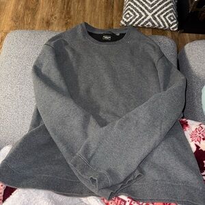 Men's Gray Crewneck Sweater